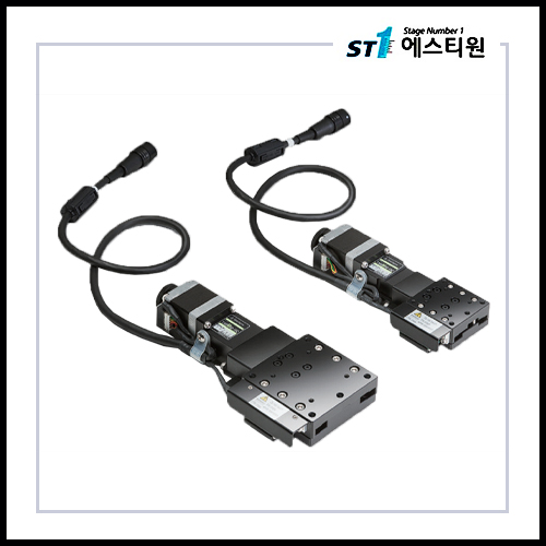 초박형 슬림형 알루미늄 크로스 롤러 가이드 X축 모터 자동 스테이지 [TAMM Series]